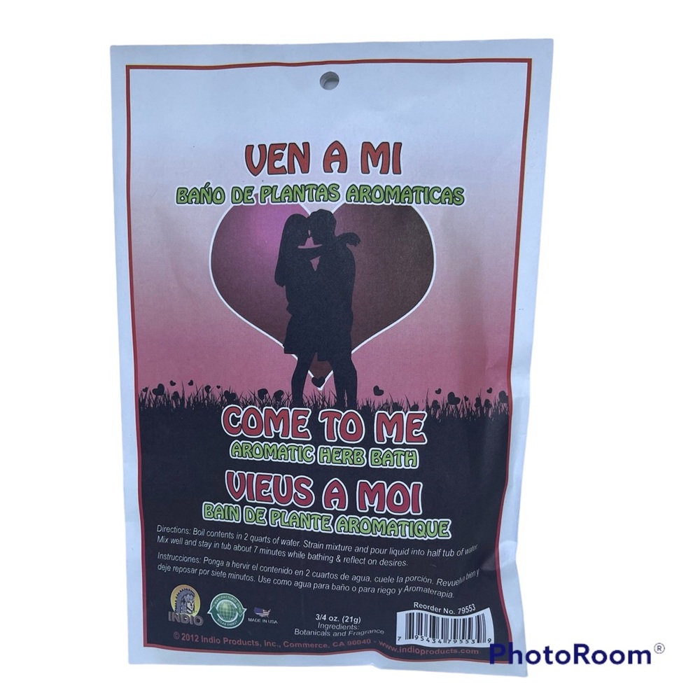 Come to me aromatic Herb bath/ baño de hierbas aromáticas ven a mi